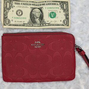 NWOT Hot Pink Coach Wristlet